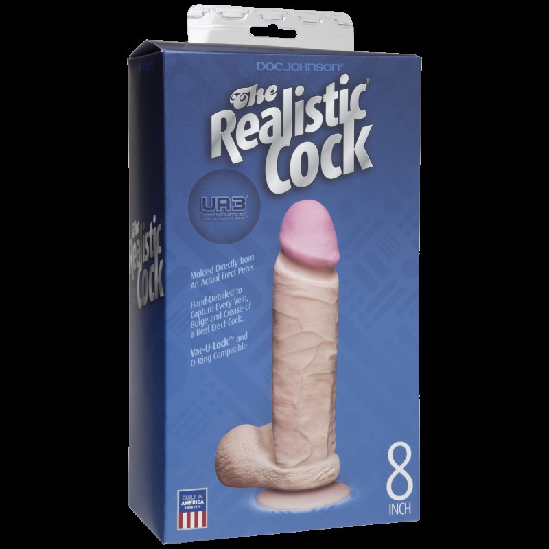 Фаллоимитатор Doc Johnson The Realistic Cock 8 inch ULTRASKYN Фаллоимитатор Doc Johnson The Realistic Cock 8 inch ULTRASKYN