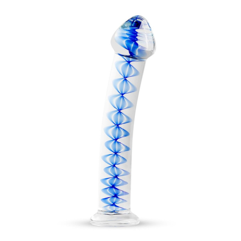 Стеклянный дилдо Gildo Glass Dildo No. 4, для точки G и простаты Стеклянный дилдо Gildo Glass Dildo No. 4, для точки G и простаты