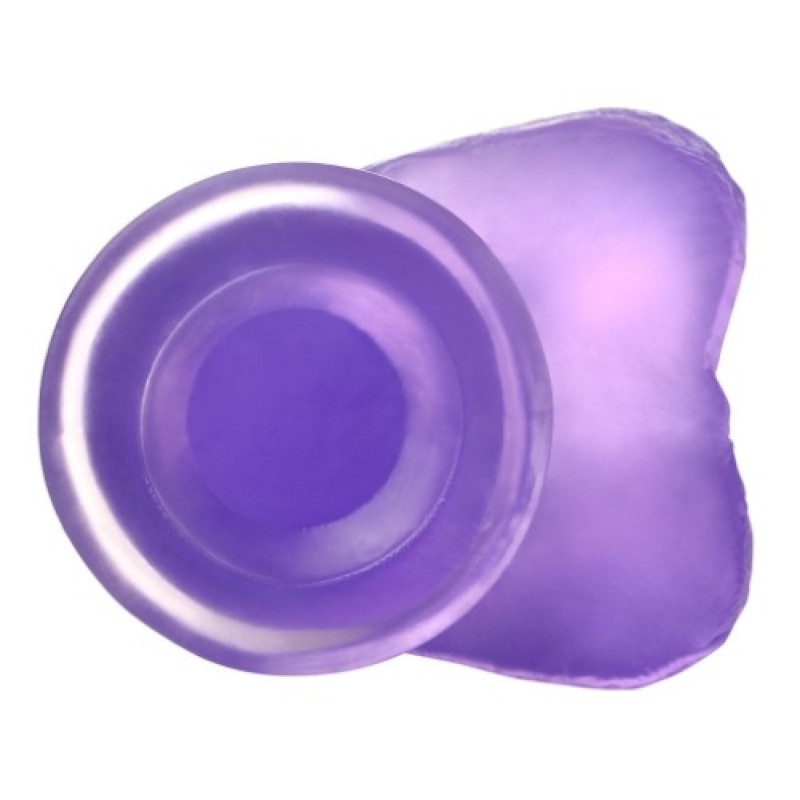 Фалоімітатор з мошонкою LoveToy Jelly Studs Crystal Dildo Medium 7 Purple Фалоімітатор з мошонкою LoveToy Jelly Studs Crystal Dildo Medium 7 Purple