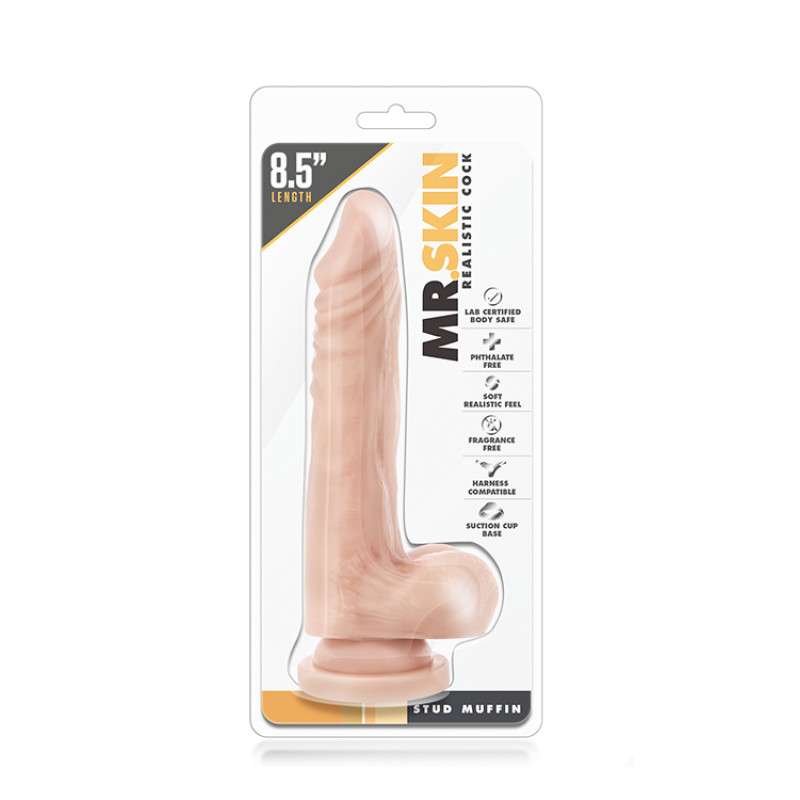 Фаллоимитатор Blush MR. SKIN REALISTIC COCK STUD MUFFIN Фаллоимитатор Blush MR. SKIN REALISTIC COCK STUD MUFFIN