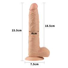 Фалоімітатор LoveToy Real Extreme Dildo 9.5
