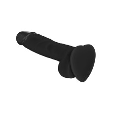 Реалистичный фаллоимитатор Strap-On-Me SOFT REALISTIC DILDO Черный Size L