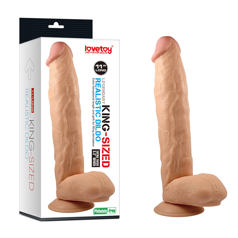 Фалоімітатор із мошонкою LoveToy Legendary King Sized Realistic Dildo 11 Фалоімітатор із мошонкою LoveToy Legendary King Sized Realistic Dildo 11