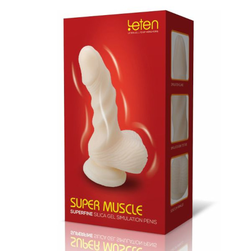 Фалоімітатор Leten Super Muscle Small (12,5 см) Фалоімітатор Leten Super Muscle Small (12,5 см)