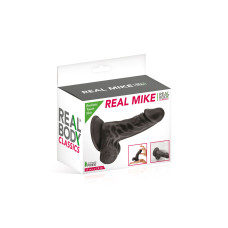 Фаллоимитатор с присоской Real Body Real Mike Черный