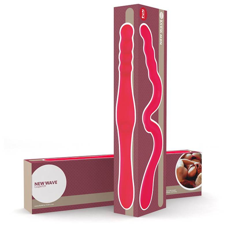 Двойной фаллоимитатор Fun Factory New Wave Розовый Двойной фаллоимитатор Fun Factory New Wave Розовый