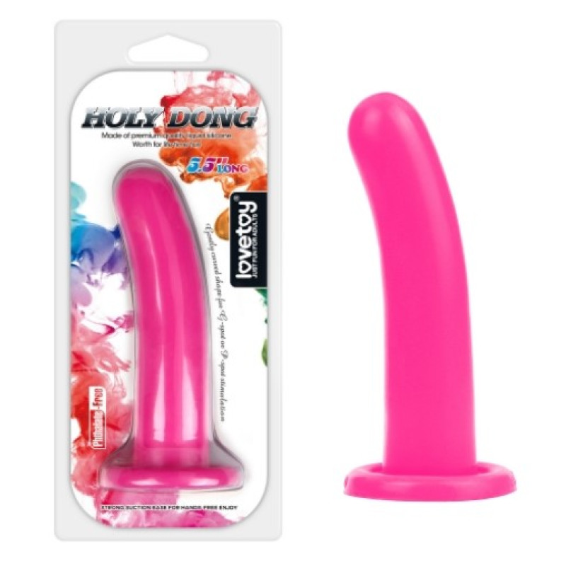 Фаллоимитатор LoveToy Holy Dong Medium 5.5 Pink Фаллоимитатор LoveToy Holy Dong Medium 5.5 Pink