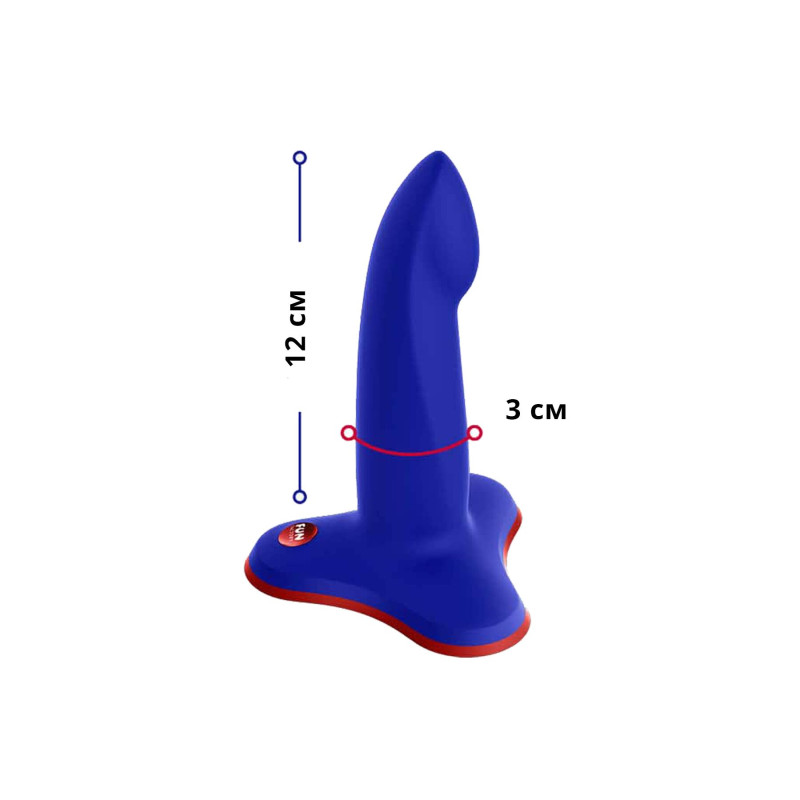 Фаллоимитатор Fun Factory LIMBA FLEX S, синий, гибкий, с эффектом памяти, подходит для точки G Фаллоимитатор Fun Factory LIMBA FLEX S, синий, гибкий, с эффектом памяти, подходит для точки G