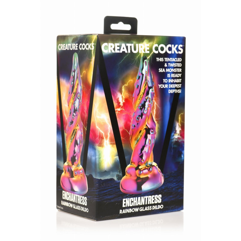 Фэнтезийный фаллоимитатор Creature Cocks Enchanting Rainbow Glass Dildo Фэнтезийный фаллоимитатор Creature Cocks Enchanting Rainbow Glass Dildo