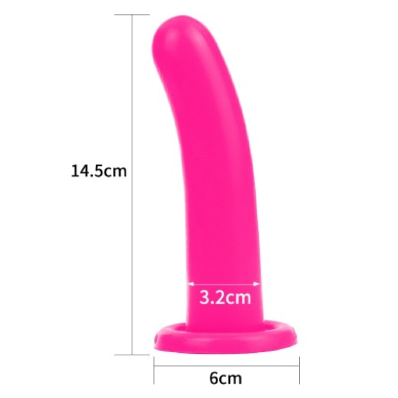 Фаллоимитатор LoveToy Holy Dong Medium 5.5 Pink Фаллоимитатор LoveToy Holy Dong Medium 5.5 Pink