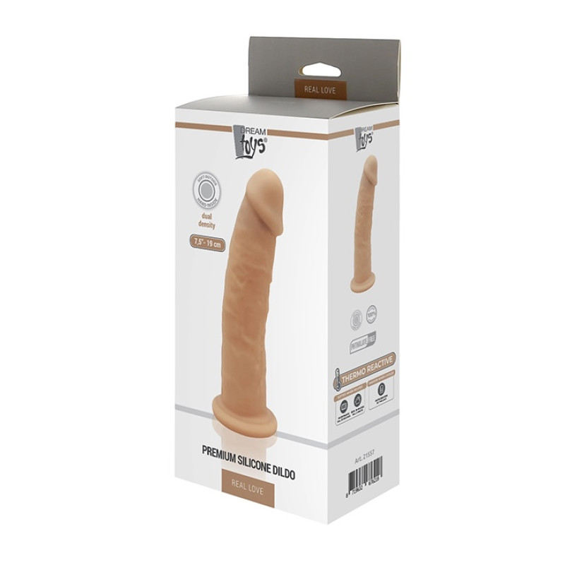 Фаллоимитатор Термоактивный Dreamtoys Real Love 7.5 inch Телесный Фаллоимитатор Термоактивный Dreamtoys Real Love 7.5 inch Телесный