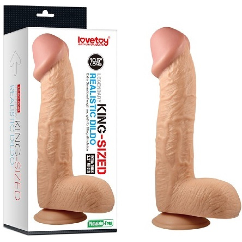 Фалоімітатор LoveToy Legendary King Sized Realistic Dildo 10.5 Фалоімітатор LoveToy Legendary King Sized Realistic Dildo 10.5