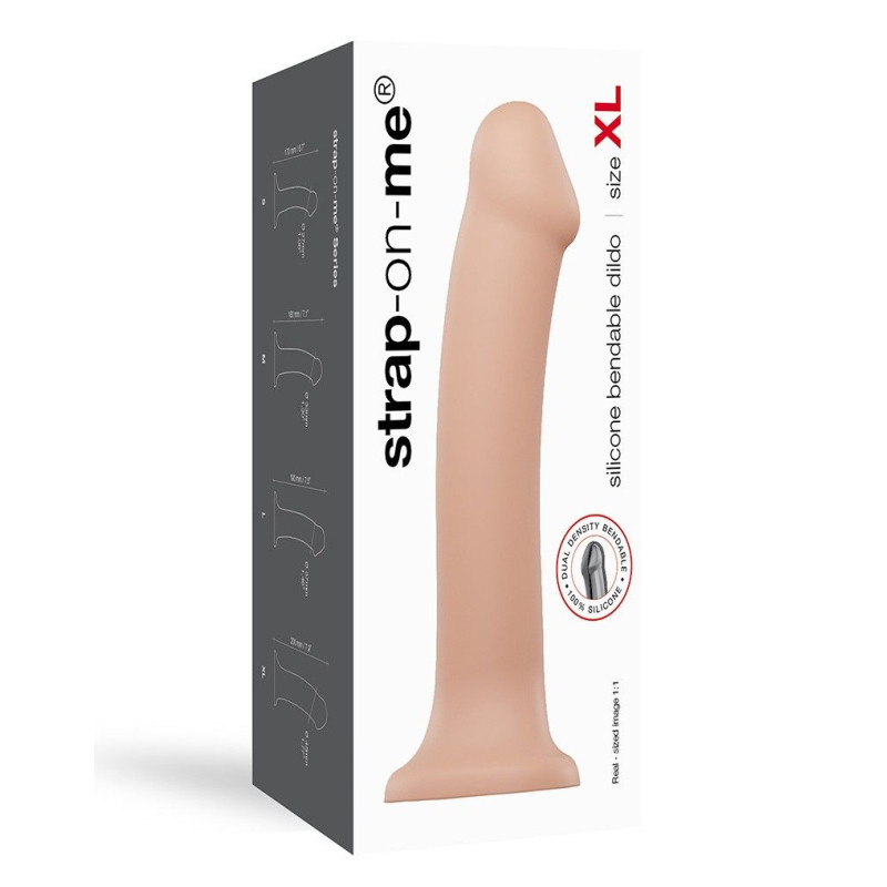 Фалоімітатор Strap-On-Me Dual Density Dildo XL Тілесний