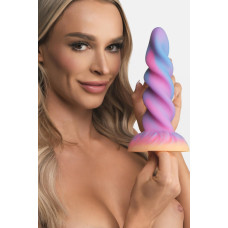Фэнтезийный фаллоимитатор Creature Cocks Glow-in-the-Dark Unicorn Dildo