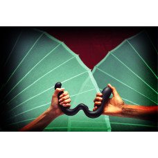 Подвійний фалоімітатор Fun Factory New Wave Чорний