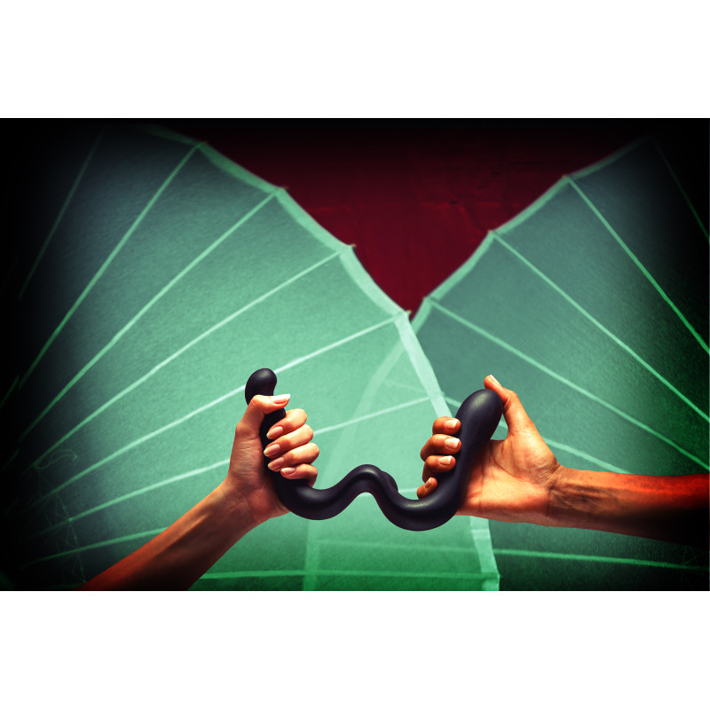 Подвійний фалоімітатор Fun Factory New Wave Чорний Подвійний фалоімітатор Fun Factory New Wave Чорний