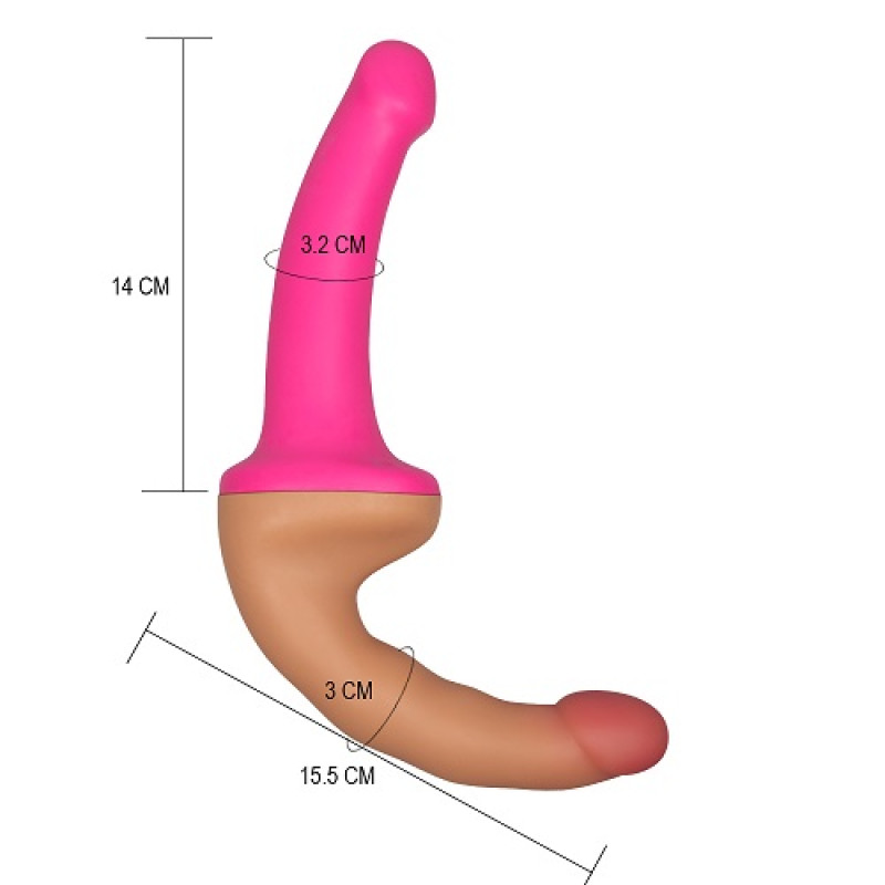 Двусторонний фаллоимитатор LoveToy Double-ended Dildo