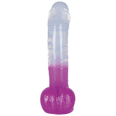 Фаллоимитатор с мошонкой You2Toys Ready Mate Clear/Lila