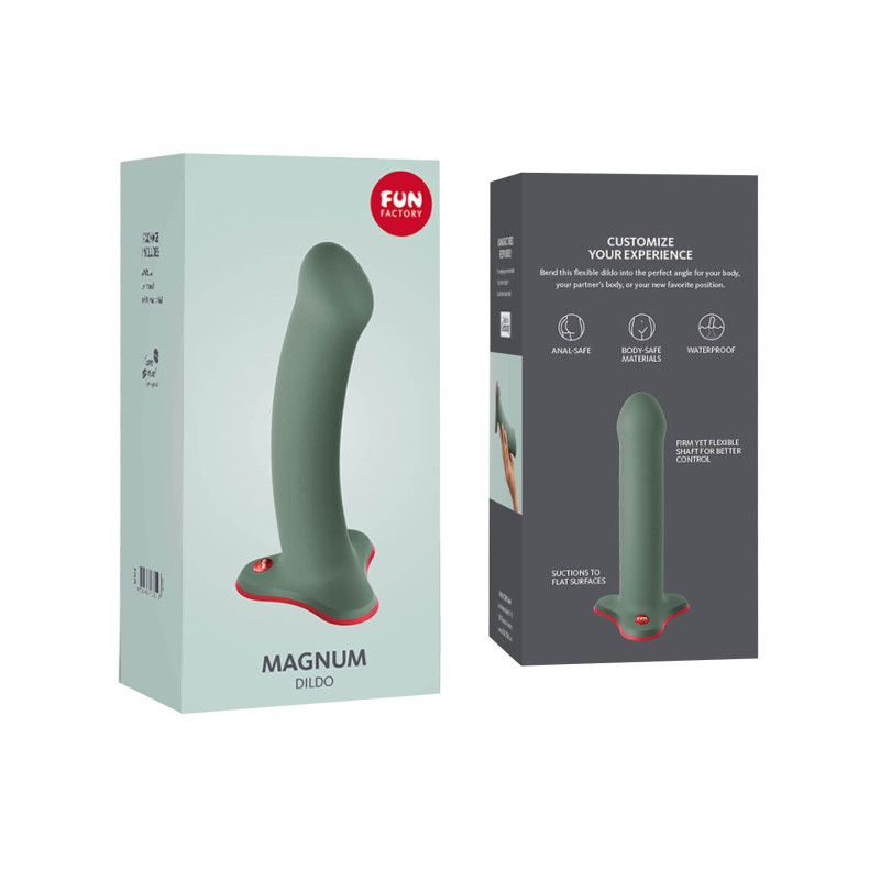 Фаллоимитатор Fun Factory MAGNUM, оливковый, очень гибкий, длина 18,3 см, диаметр 3,7 см. Фаллоимитатор Fun Factory MAGNUM, оливковый, очень гибкий, длина 18,3 см, диаметр 3,7 см.