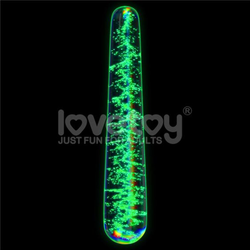 Фалоімітатор LoveToy Twilight Gleam Glow-in-the-dark Glass Dildo Slim Fantasy Фалоімітатор LoveToy Twilight Gleam Glow-in-the-dark Glass Dildo Slim Fantasy