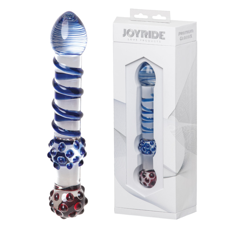 Стеклянный фаллоимитатор StRubber JOYRIDE Premium GlassiX 13 Стеклянный фаллоимитатор StRubber JOYRIDE Premium GlassiX 13