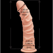 Фаллоимитатор Doc Johnson The D - Ragin D - 8 Inch Without Balls - ULTRASKYN, диаметр 5,1 см