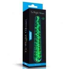 Фаллоимитатор LoveToy Twilight Gleam Glow-in-the-dark Glass Dildo Slim Fantasy