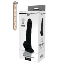 Фалоімітатор термоактивний Dreamtoys Real Love 9.5 Чорний