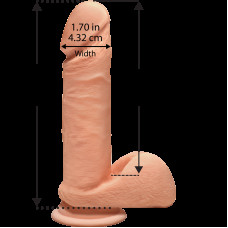 Фалоімітатор Doc Johnson The D Perfect D 7 Inch With Balls ULTRASKYN