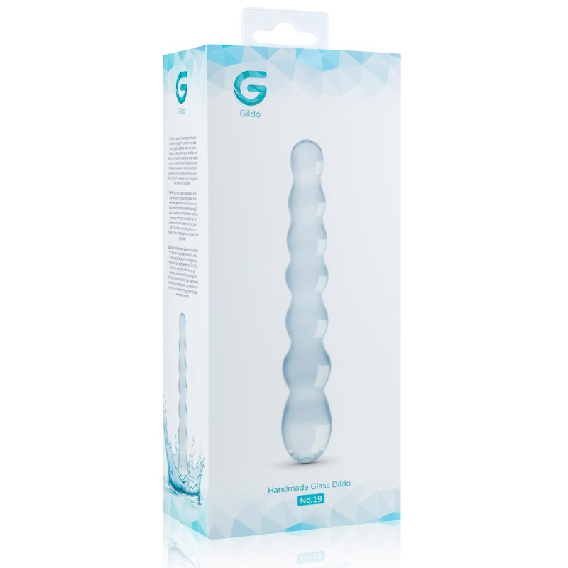 Стеклянный дилдо в виде бусин Gildo Glass Dildo No. 19 Стеклянный дилдо в виде бусин Gildo Glass Dildo No. 19