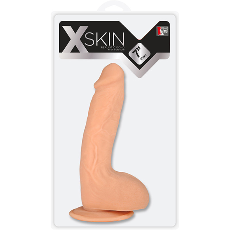 Фаллоимитатор Dreamtoys XSKIN 7 INCH Телесный Фаллоимитатор Dreamtoys XSKIN 7 INCH Телесный