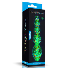 Фаллоимитатор LoveToy Twilight Gleam Glow-in-the-dark Glass Dildo Tantalizing Orbs