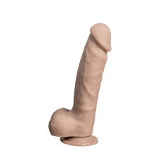 Фаллоимитатор SilexD Tomas Real Skin Flesh (9in MODEL 1), суперсофт-силикон+Silexpan, диаметр 4,9 см