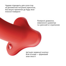 Фаллоимитатор Fun Factory MAGNUM, оранжевый, очень гибкий, длина 18,3 см, диаметр 3,7 см.