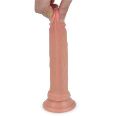 Фалоімітатор LoveToy Dual-Layered Silicone Cock 7 Flesh
