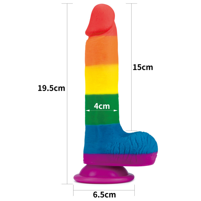 Фаллоимитатор LoveToy Prider Dildo 7.5 Фаллоимитатор LoveToy Prider Dildo 7.5