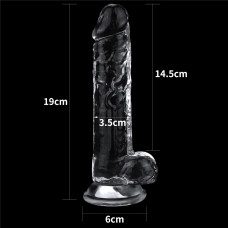 Фалоімітатор LoveToy Flawless Clear Dildo 7.5 Clear