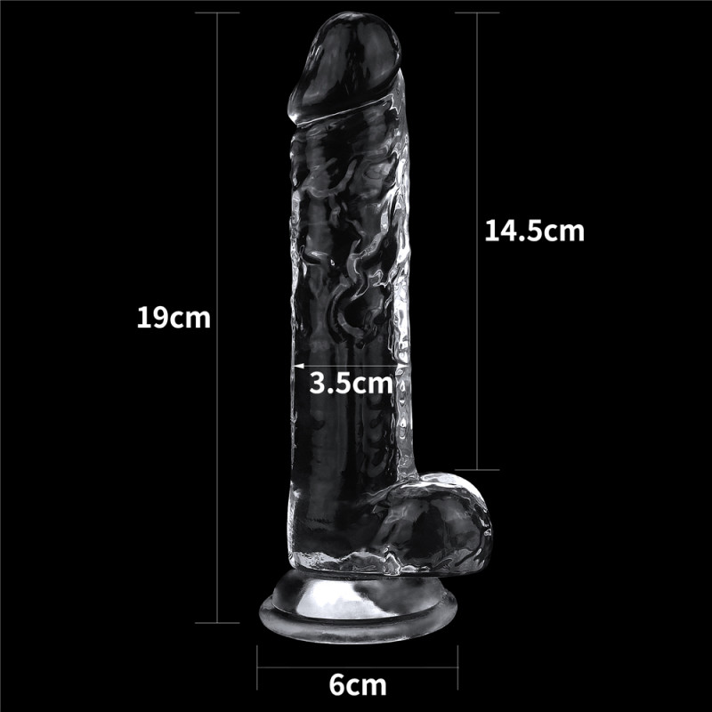 Фалоімітатор LoveToy Flawless Clear Dildo 7.5 Clear Фалоімітатор LoveToy Flawless Clear Dildo 7.5 Clear