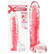 Фалоімітатор NMC з мошонкою X-TIER Червоний