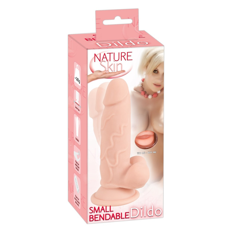 Фаллоимитатор Nature Skin Dildo with a Suction Cup Телесный Фаллоимитатор Nature Skin Dildo with a Suction Cup Телесный