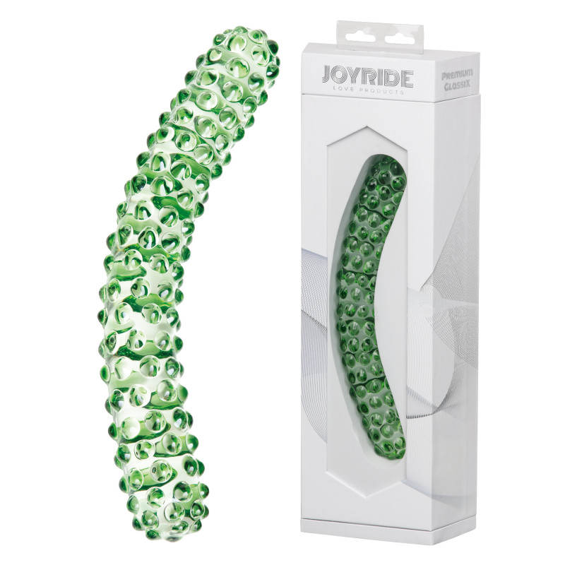 Стеклянный фаллоимитатор StRubber JOYRIDE Premium GlassiX 14 Стеклянный фаллоимитатор StRubber JOYRIDE Premium GlassiX 14