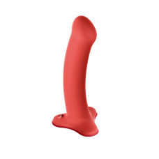 Фаллоимитатор Fun Factory MAGNUM, оранжевый, очень гибкий, длина 18,3 см, диаметр 3,7 см.