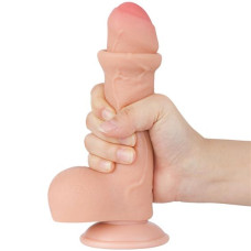 Фалоімітатор LoveToy Sliding-Skin Dual Layer Dong 7 991 Flesh