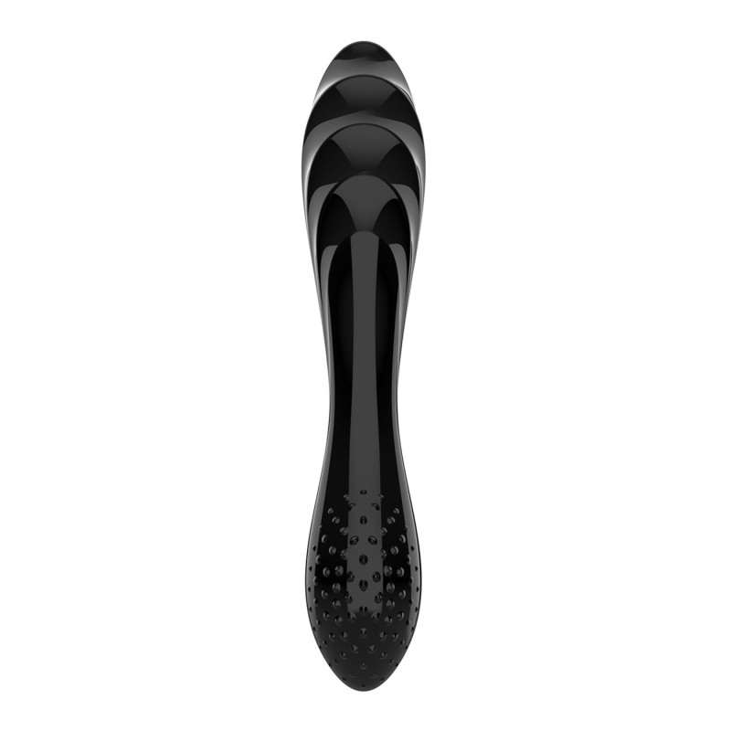 Двухсторонний стеклянный дилдо Satisfyer Dazzling Crystal 1 Black, очень крепкий, без стопера. Двухсторонний стеклянный дилдо Satisfyer Dazzling Crystal 1 Black, очень крепкий, без стопера.