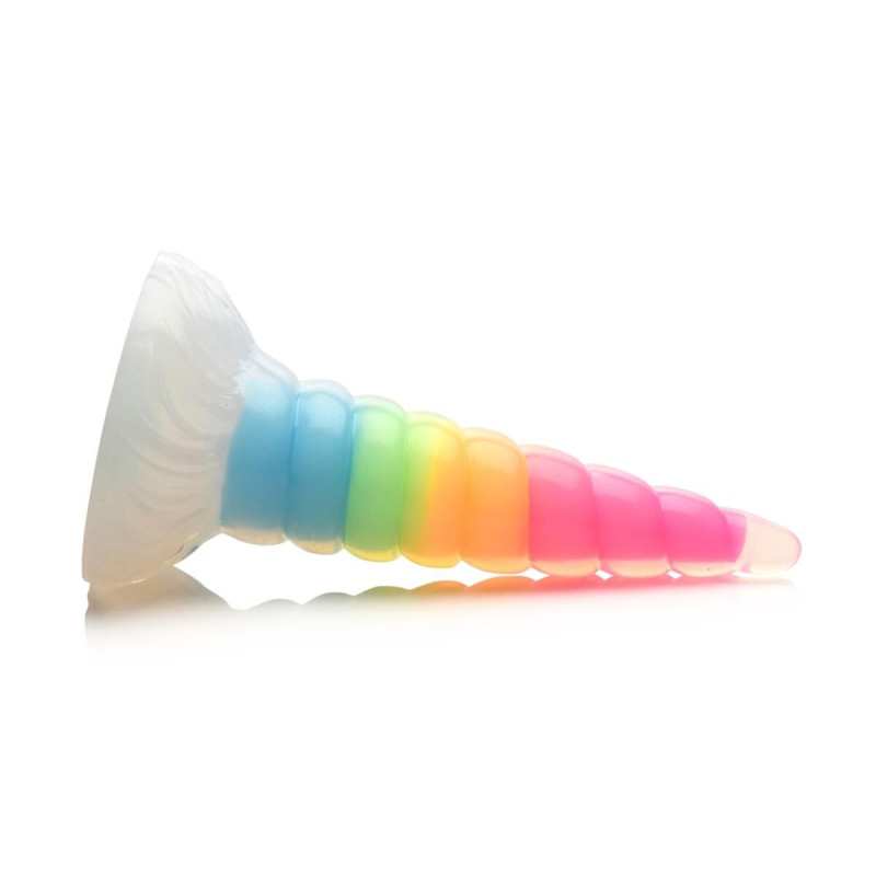 Фентезійний фалоімітатор Creature Cocks Luminescent Rainbow Silicone Dildo Фентезійний фалоімітатор Creature Cocks Luminescent Rainbow Silicone Dildo