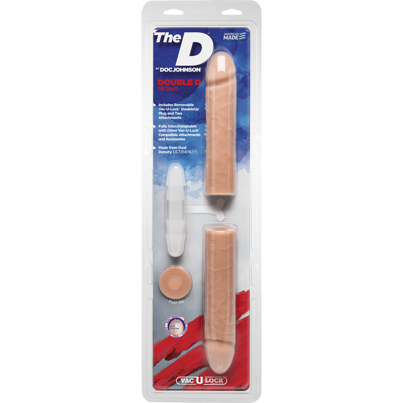 Фаллоимитатор Doc Johnson The D Double D 16 Inch ULTRASKYN Фаллоимитатор Doc Johnson The D Double D 16 Inch ULTRASKYN