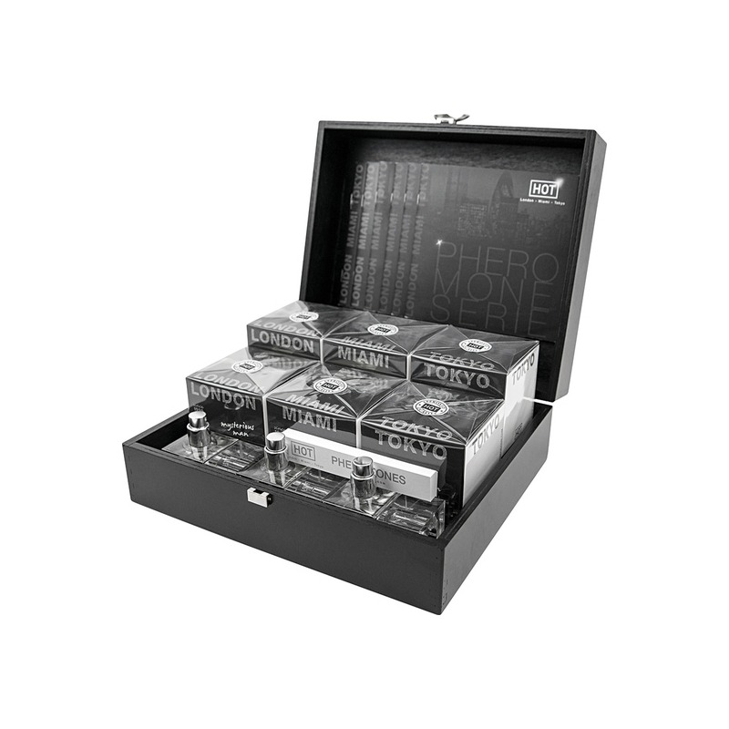 Валіза з духами чоловічими та тестерами HOT Pheromone Perfume man 30 мл Валіза з духами чоловічими та тестерами HOT Pheromone Perfume man 30 мл