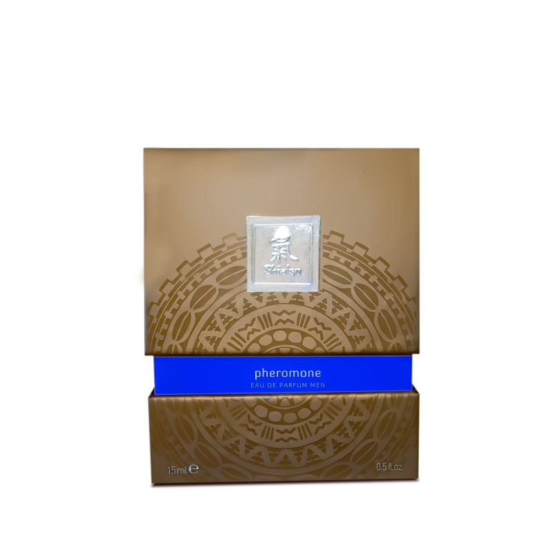 Духи с феромонами мужские SHIATSU Pheromone Fragrance men darkblue 15 мл