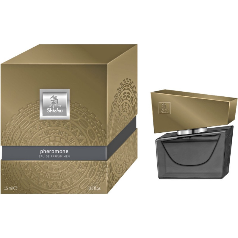 Духи с феромонами мужские SHIATSU Pheromone Fragrance men grey 15 мл
