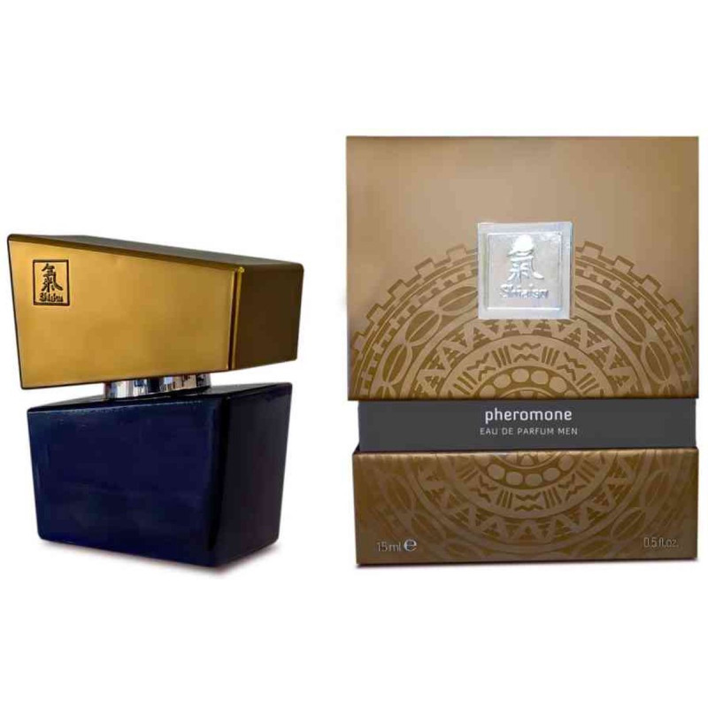 Духи с феромонами мужские SHIATSU Pheromone Fragrance men grey 15 мл